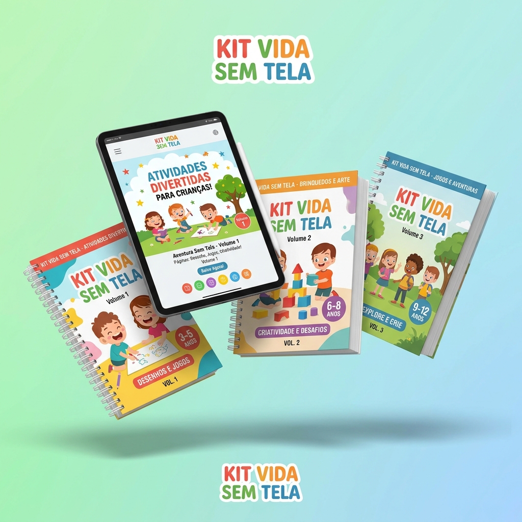 Kit Vida Sem Tela – materiais